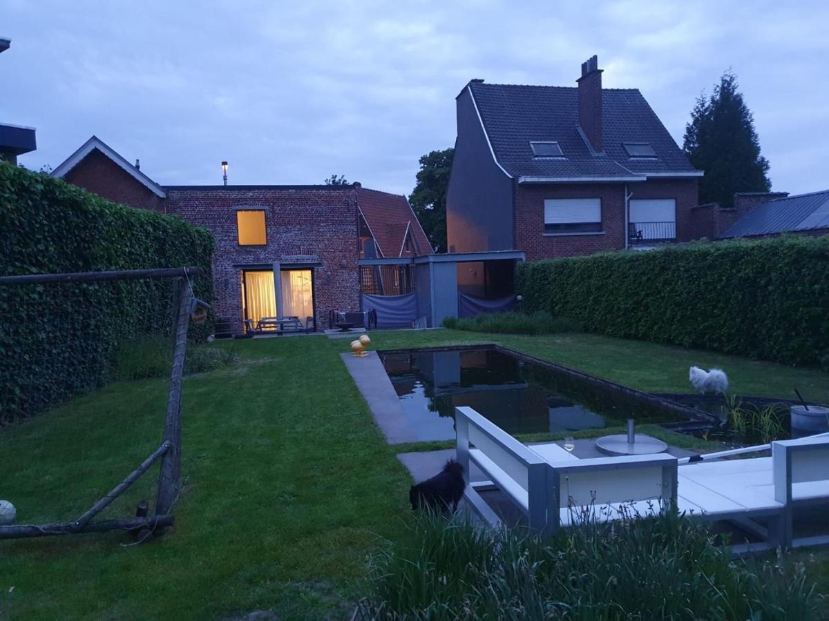 Gezellige Moderne Woning Met Zwemvijver Halle  Kültér fotó